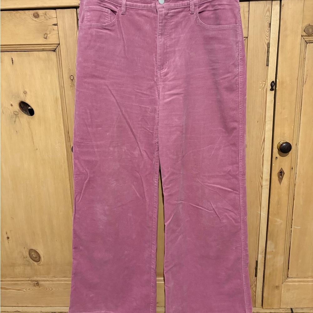Ann Taylor Pink Wide Leg Pants